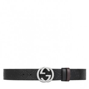 Gucci mens Reversible Gucci Signature belt 473030