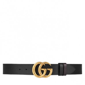 Gucci Reversible leather belt with Double G buckle 474350