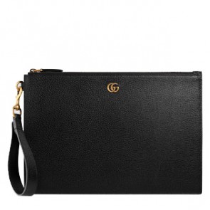 Gucci mens GG Marmont leather pouch 475317