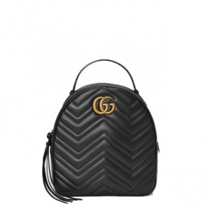 Gucci women GG Marmont quilted leather backpack 476671