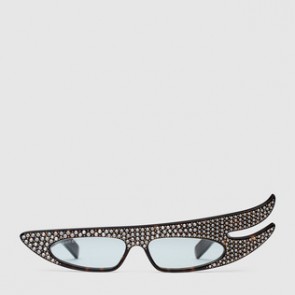 Women Rectangular frame acetate sunglasses ‎494330 J0740 2110
