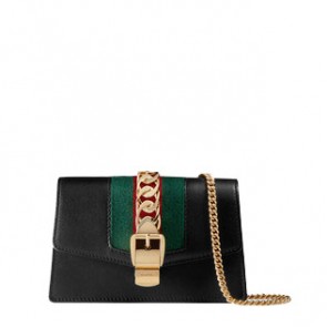 Women Sylvie leather mini chain bag 1060