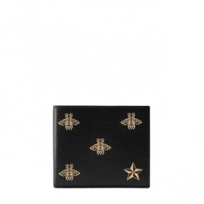 Mens Bee Star leather bi fold wallet ‎495055