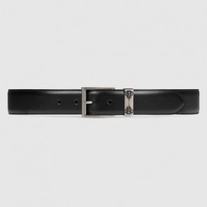 Mens Leather belt with bees 495122 DT90N 1000