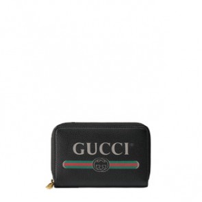 Mens Print leather card case 496319