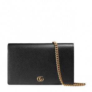 Women GG Marmont leather mini chain bag CAO0G