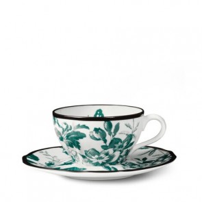 Gucci Tableware Set Of Two Herbarium Teacup And Saucer
