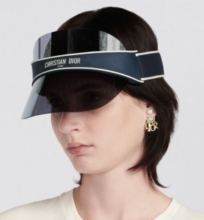 DiorClub V1U In Blue Dior Oblique Visor