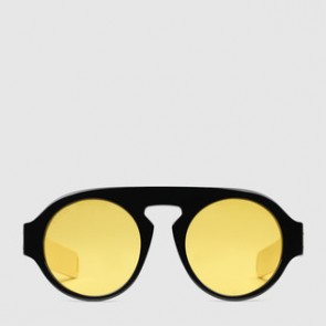 Round frame acetate sunglasses 504322 J0070 1940