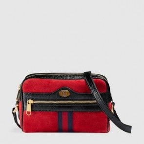 Women Ophidia suede mini bag 517350