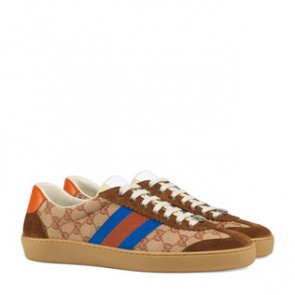 Mens Original GG and suede Web sneaker 521682 KY940 8370