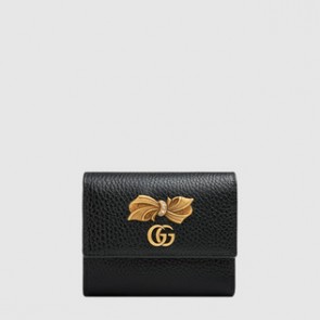 Women Leather wallet with bow 524294 CAOXT 1163