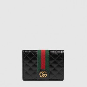 Women Leather card case with Double G 536453 0YKBT 1060