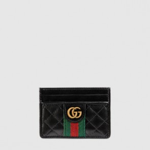 Women Quilted Leather card case