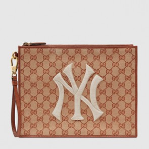 Mens Original GG pouch with NY Yankees patch 547796 9Y9ET 9573