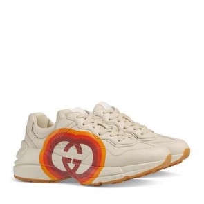 Rhyton sneaker with Interlocking G and heart 550049 DRW00 9022