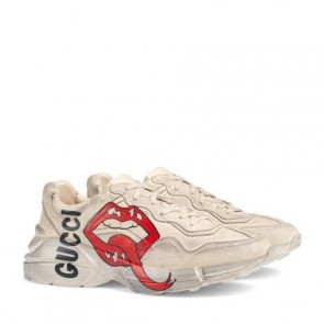 Rhyton sneaker with mouth print 552089 A9L00 9522
