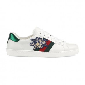 Men's Ace Sneaker With Three Little Pigs in White
