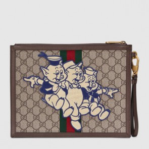 Women GG supreme pouch with three little pigs 557697 9U8KT 8748