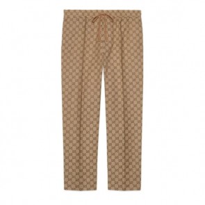 Men's Gucci GG Canvas Track Bottoms Pants