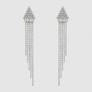 Women Metal earrings with crystals 570512