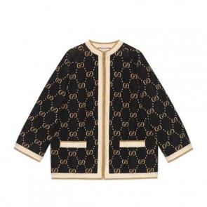 Women GG wool knit jacket 574207