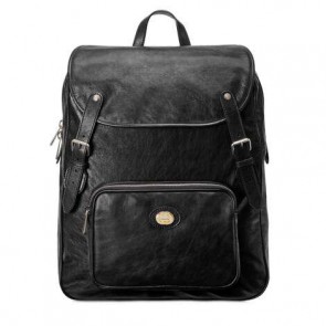 Mens Medium soft leather backpack 
