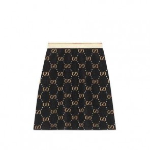 Women GG wool knit skirt 579865