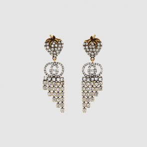 Women Strawberry earrings with crystals 580959 J1D50 8062