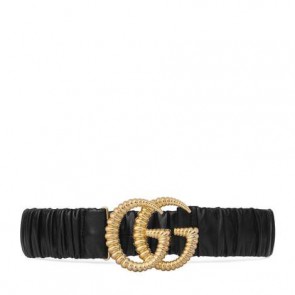 Women's Belt with torchon Double G buckle
