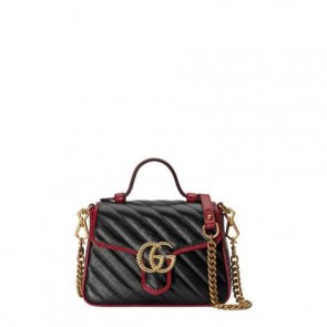 Women GG Marmont mini top handle bag