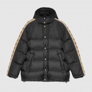 GUCCI GG Jacquard Nylon Padded Coat CLOTHES 598725