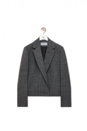 Lady's Loewe Tailored Jacket In Wool