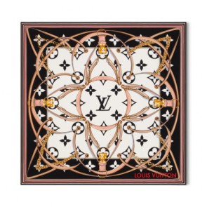 Lady's Louis vuitton Ultimate Monogram Square 90 Scarf