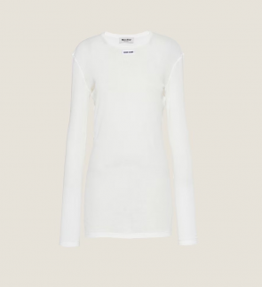 Lady's Miumiu Ribbed Knit Jersey Dress