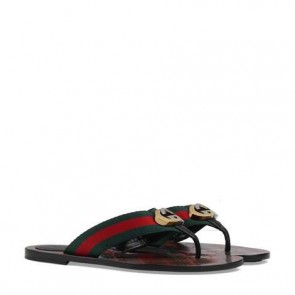 Gucci GG thong Web sandal Style ‎612138 H9020 8476