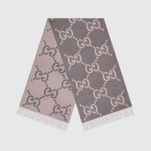 Gucci GG Cashmere Jacquard Scarf