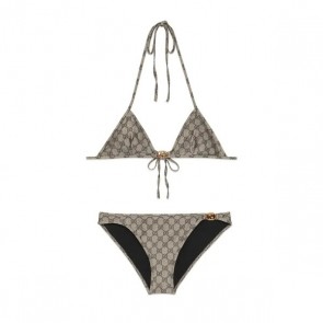 Lady's Gucci GG Stretch Jersey Bikini Swimwear
