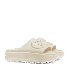 Lady's Gucci slide sandal with Interlocking G Shoe
