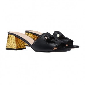 Lady's Gucci Interlocking G cut out sandal Shoes