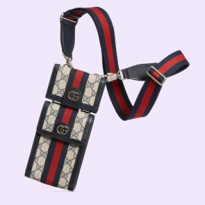 Man's Gucci Ophidia GG Mini Bag And Detachable Wallet