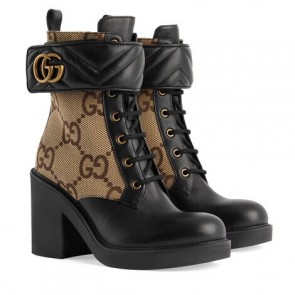 Lady's Gucci Boot With Double G Shoes