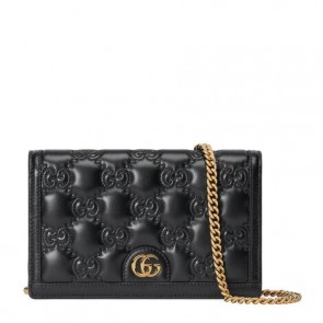 Gucci GG Matelassé Chain Wallet