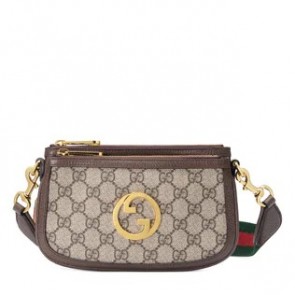Gucci Round Interlocking G Blondie GG Mini Bag