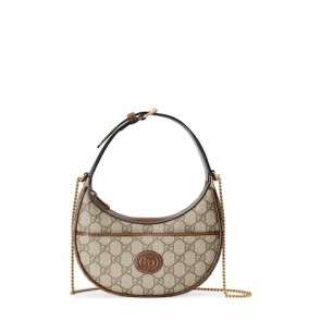Gucci Half-Moon-Shaped Mini Bag With Interlocking G
