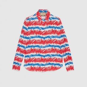 Lady's Gucci Script Print Shirt