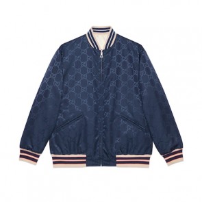 Men's Gucci Reversible Nylon Canvas Zip Jacket