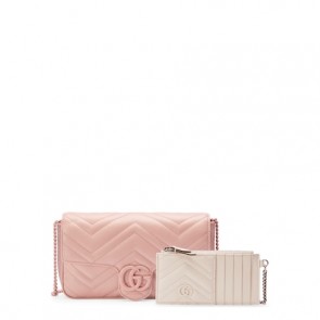Gucci GG Marmont Mini Bag With Additional Card Case