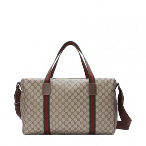 Gucci Large Duffle Bag With Web