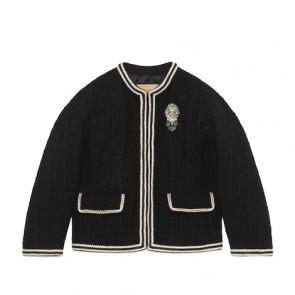 Lady's Gucci Bouclé Tweed Wool Jacket